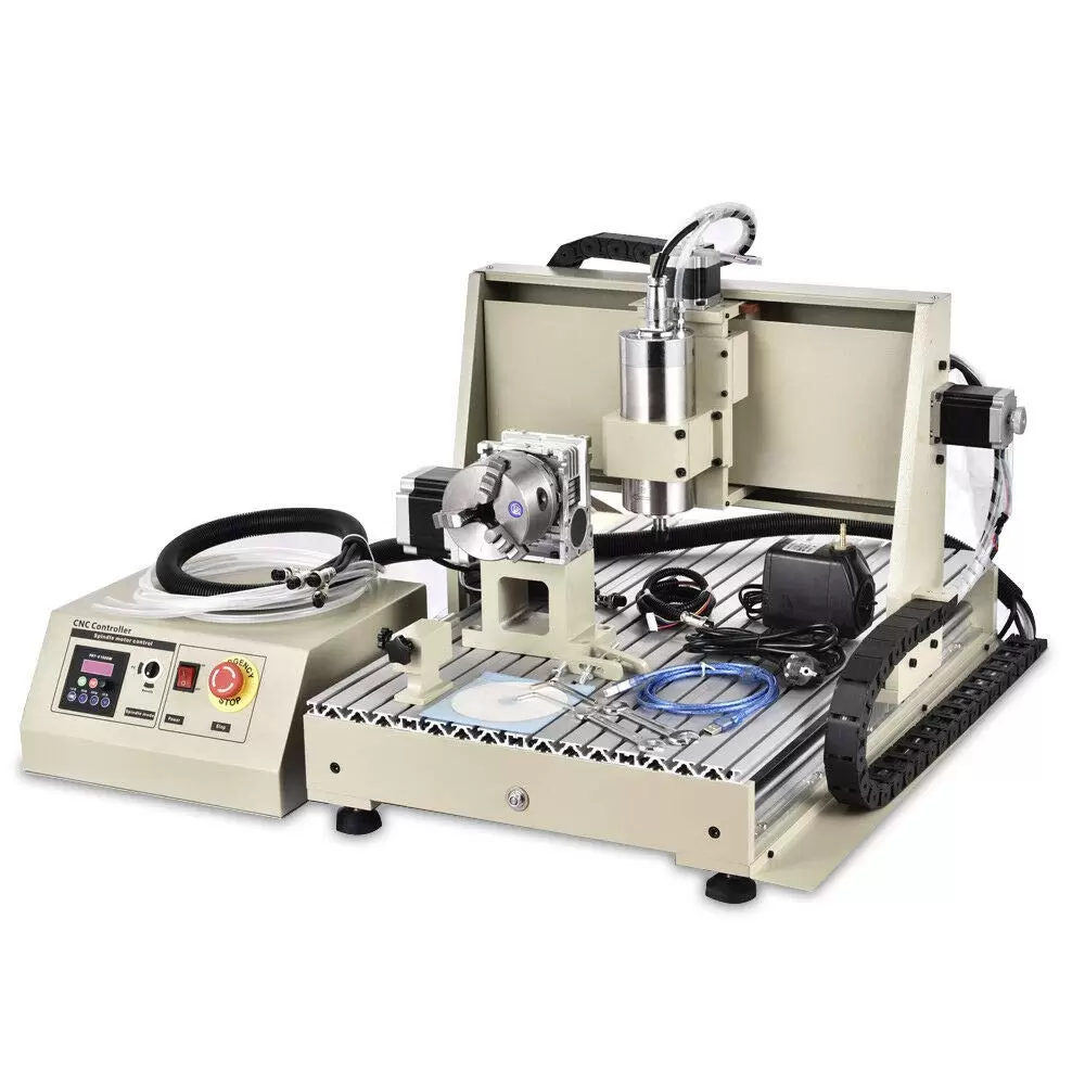 Fräsmaschine - 6040 USB Fräsmaschine 4 Achse 1500W Graviermaschine Metall Graveur + Controller