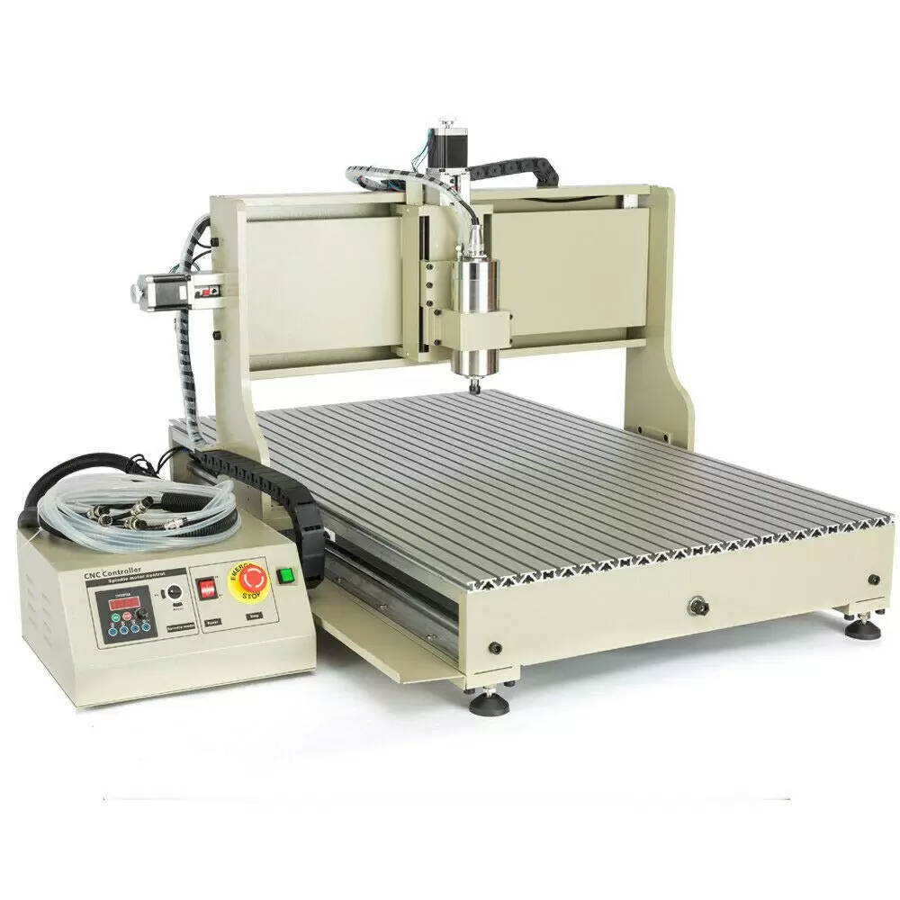 Komplette Graviermaschine Router Maschine Komplette kit 6090 Fräser 4Axis + 1.5 kW Spindelmotor + VFD + USB-Anschluss Metall Holzstecher + Werkzeugsensor professionelle Fräsmaschine