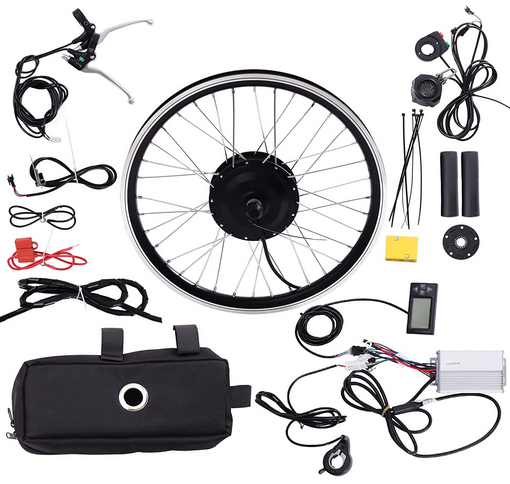 CNCEST Electric Bike Conversion Kit Vorderrad Motor Elektrofahrrad Umrüstsatz E-Bike Kit Hub Motor 350W 36V 20"