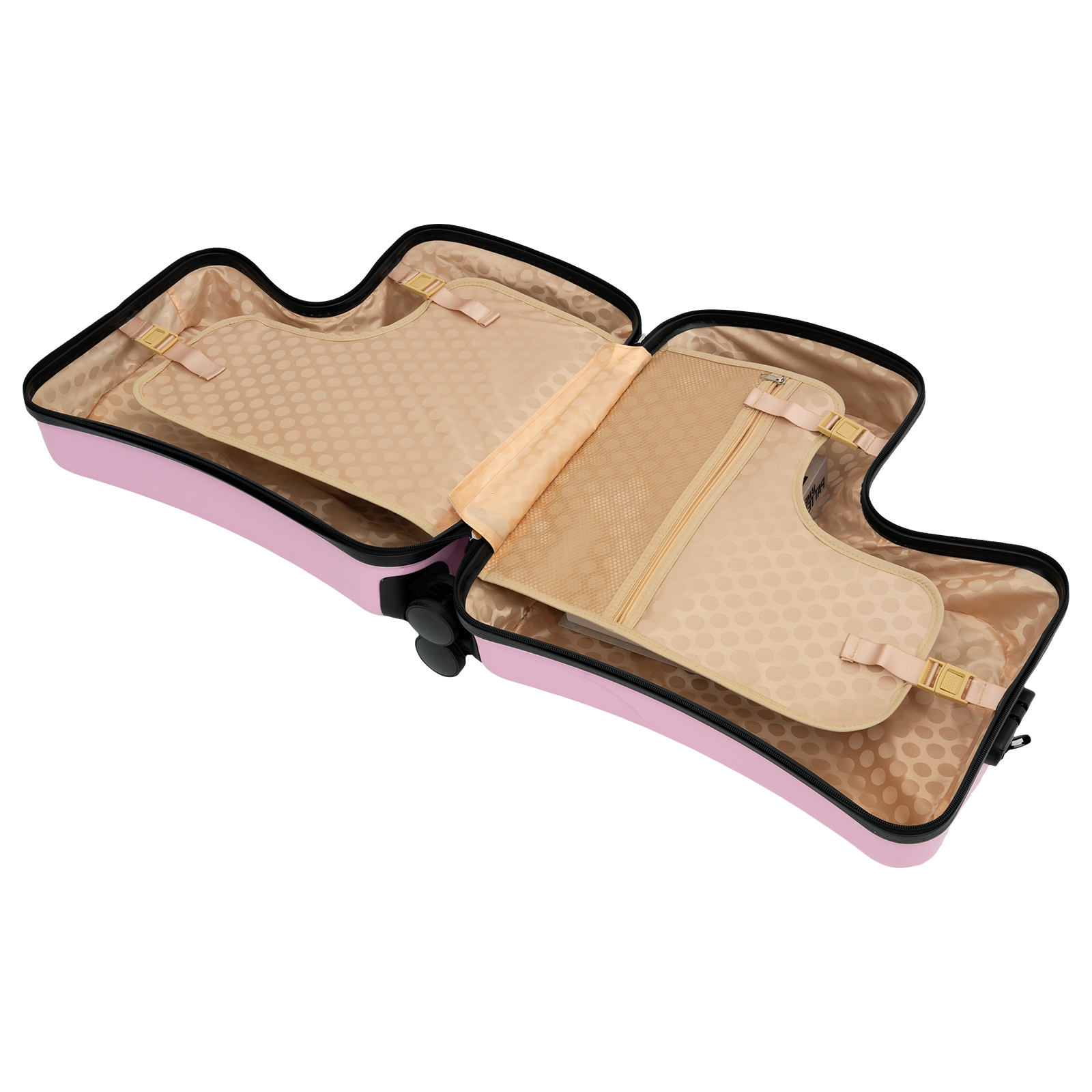 Tragbarer Kinder-Reisetrolley-Koffer, Kindergepäck, Kinder können mitfahren, Passwortsperre, verstellbarer Trolley