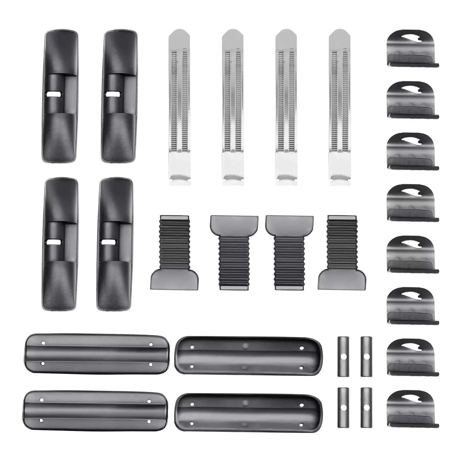 Dachträger Aluminium Dachgepäckträger Auto 2-teiliger Universal Kreuzschienen  Relingträger