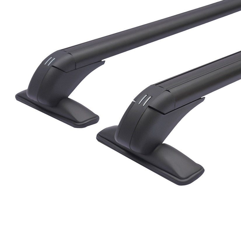 Dachträger Aluminium Dachgepäckträger Auto 2-teiliger Universal Kreuzschienen  Relingträger