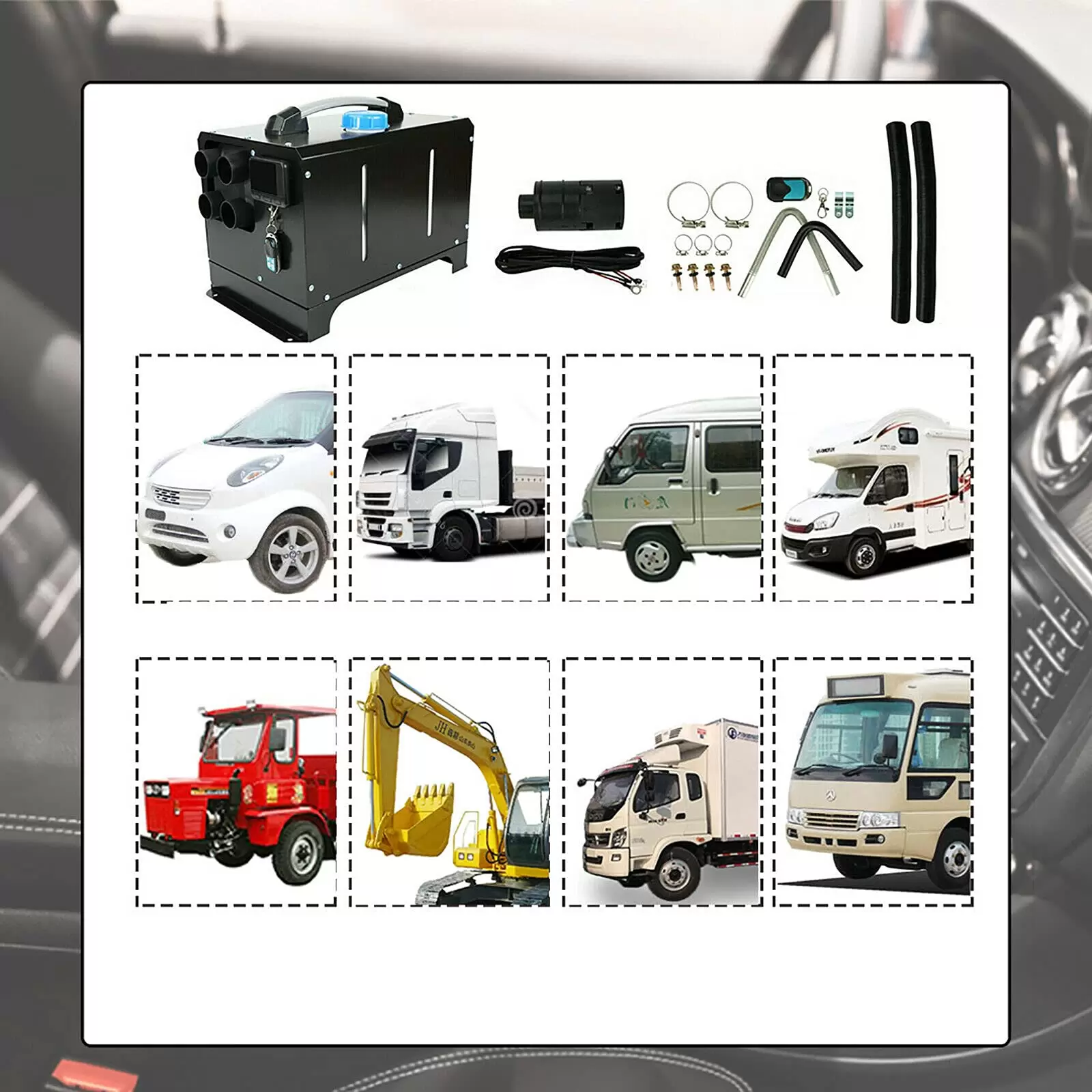 5KW 12V Diesel Standheizung Luftheizung LCD Schalter Für LKW Bus Caravan 5KW 12V Diesel Standheizung Luftheizung LCD Schalter Für LKW Bus Caravan