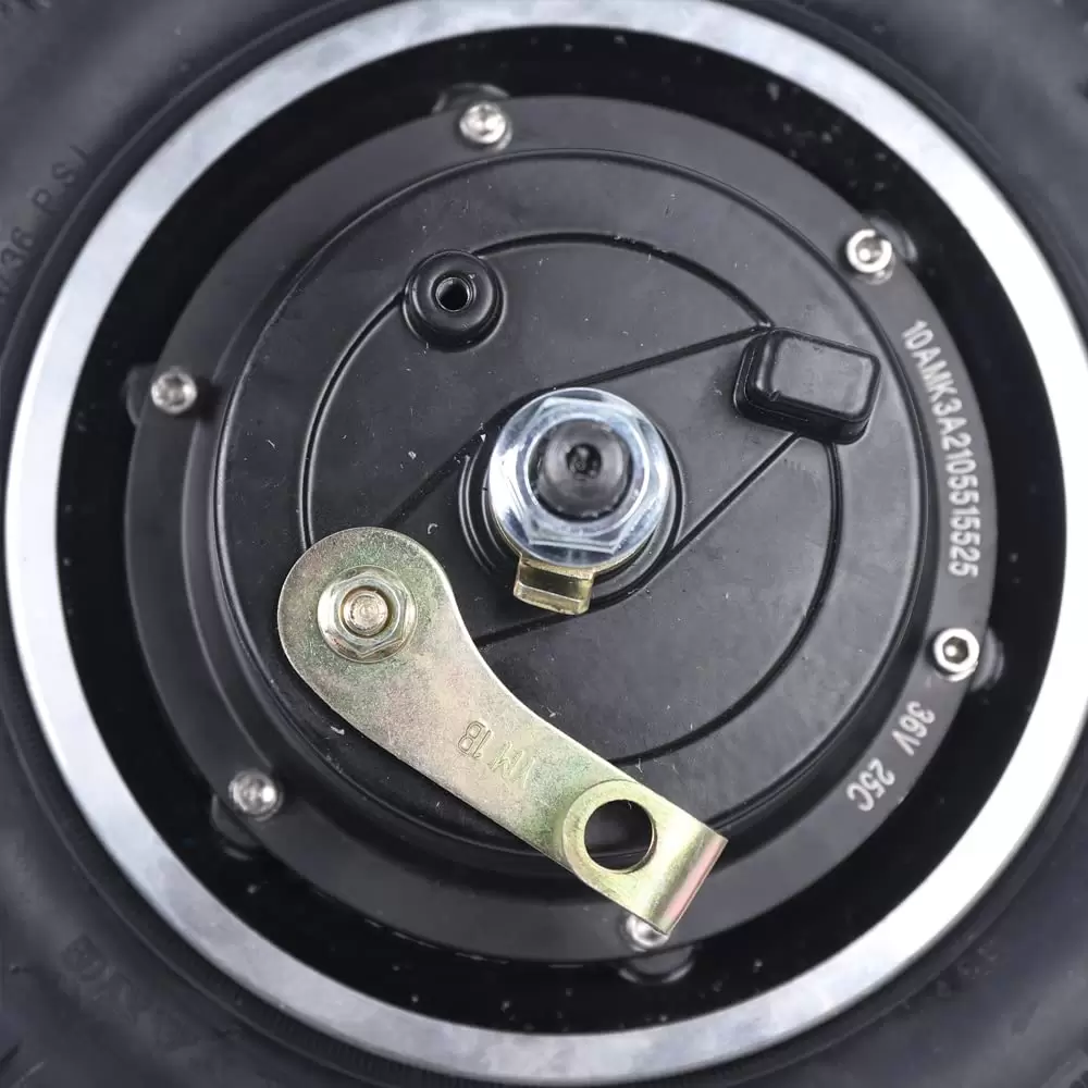 10 Zoll Antriebsradmotor, Elektroroller Motor Nabenmotor 36V 350W, für 10-Zoll-Trommelbremsnabenmotor, für Elektrofahrrad, , Scooter