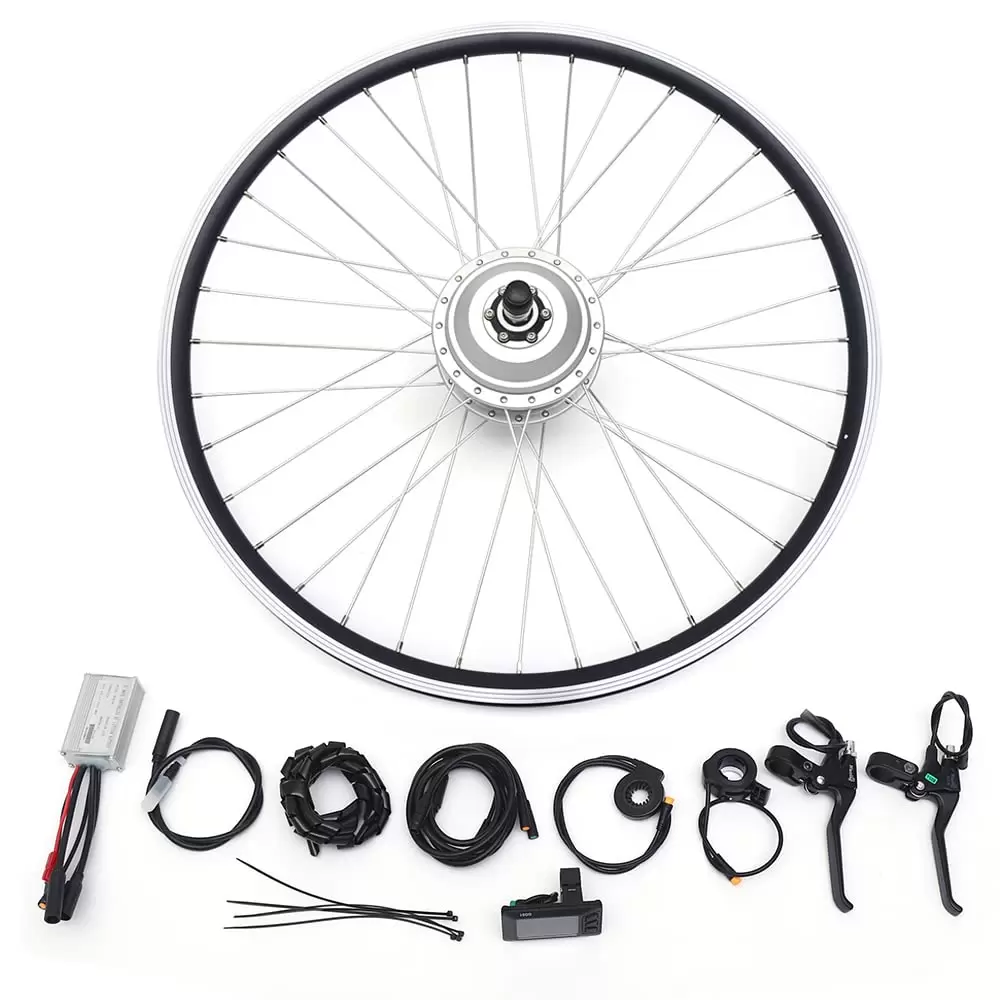 Elektro-Fahrrad Kit, 27.5" 350W 36V E-Bike Umrüstsatz Kit für Elektrofahrräder Fahrrad Hinterrad Heck Rad Motor