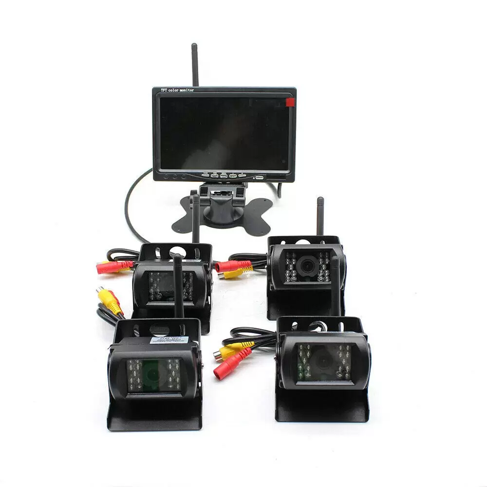 4+ 7 Zoll Drahtloser Monitor 15M Nachtsichtweit Auto Monitor Rückansicht Set Nachtsicht Kamera 4+ 7 Zoll Drahtloser Monitor 15M Nachtsichtweit Auto Monitor Rückansicht Set Nachtsicht Kamera