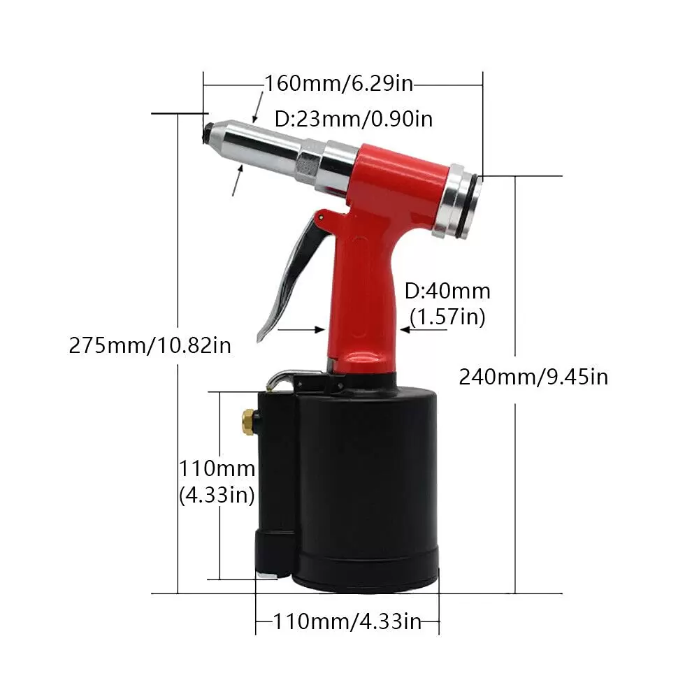 Blindnietpistole 1/4 NPT Druckluft Pneumatische Nietpistole Druckluft Blindnieten Air Nietgerät Blindnietgerät Blindnietpistole 1/4 NPT Druckluft Pneumatische Nietpistole Druckluft Blindnieten Air Nietgerät Blindnietgerät