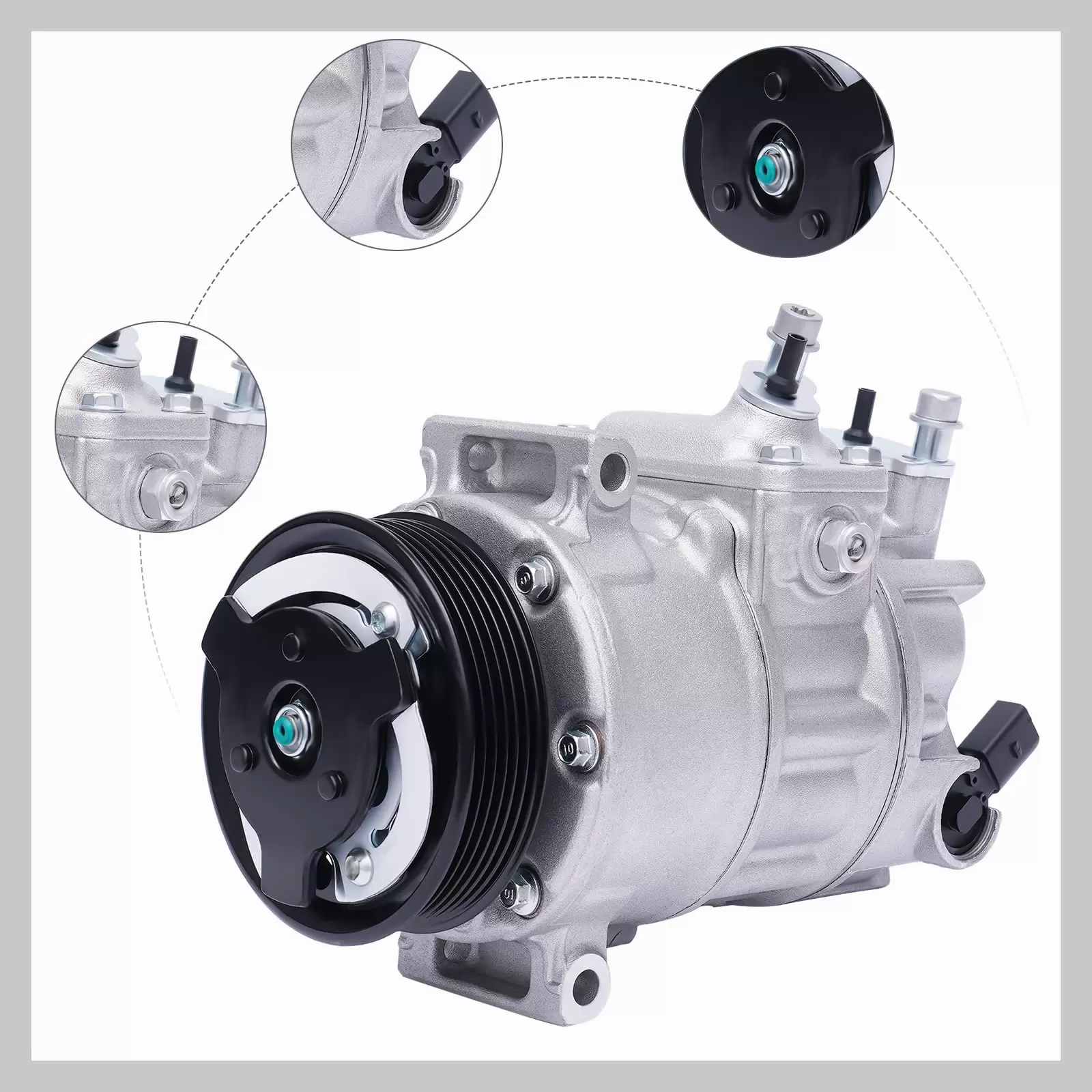 A/C Klimakompressor Klimaanlage Kompressor Für A3 8P1 Jetta Golf Seat Altea TDI/TFSI/FSI/TSI A/C Klimakompressor Klimaanlage Kompressor Für A3 8P1 Jetta Golf Seat Altea TDI/TFSI/FSI/TSI
