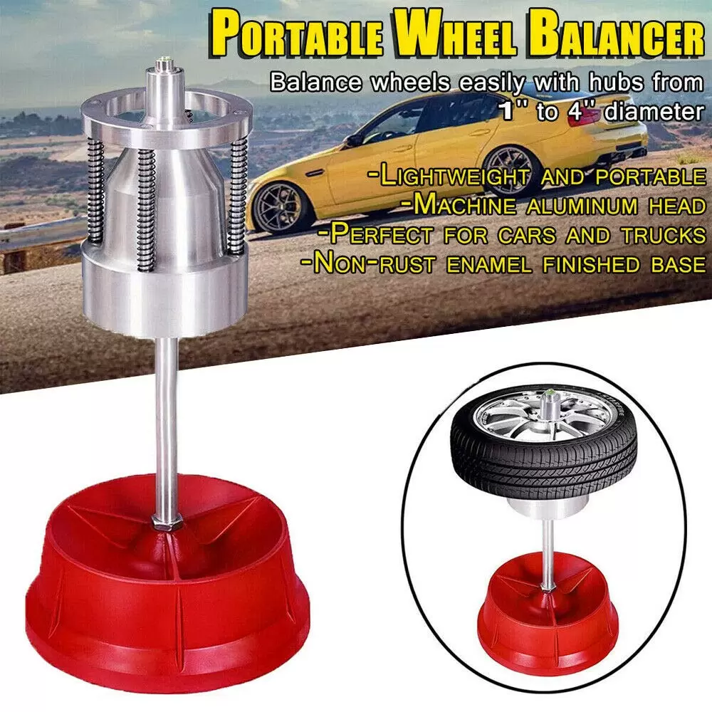Auswuchtmaschine Tragbare Auto Reifenwuchtmaschine Stahl & Kunststoff Auto LKW