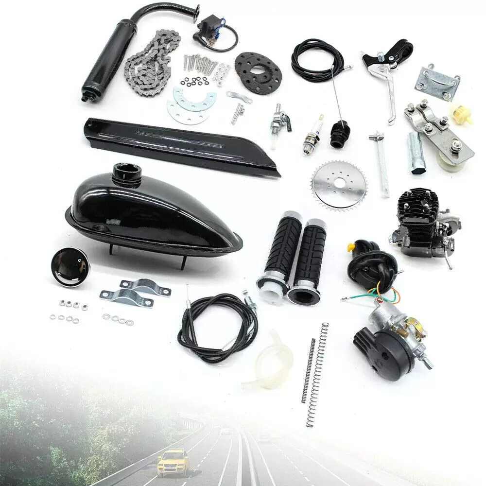 80cc Fahrradmotor Kits 2-Takt-Fahrradbenzinmotor Pedal Cycle Benzinmotor Kit