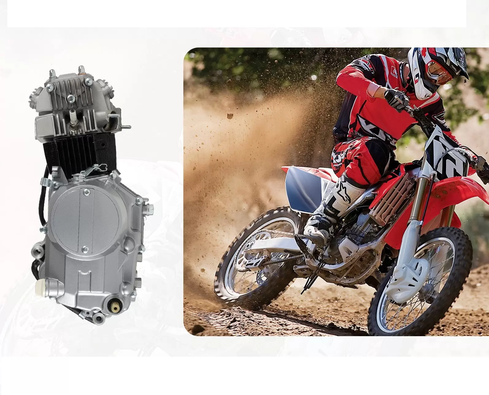 125CC 4-Takt Motor Getriebemotor Manuelle Luftgekühlt Motor 125CC 4-Takt Motor Getriebemotor Manuelle Luftgekühlt Motor