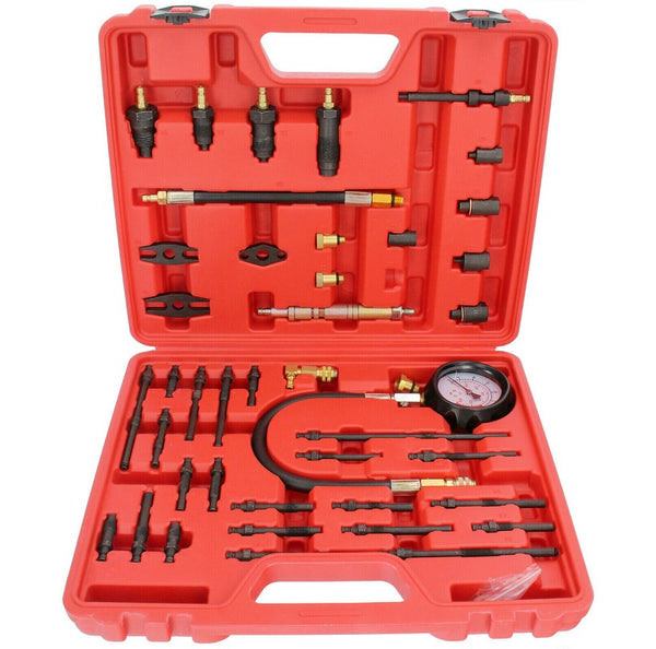Kompressionstester Diesel Benzin Motoren Set Universal Kompressionsmesser Kit