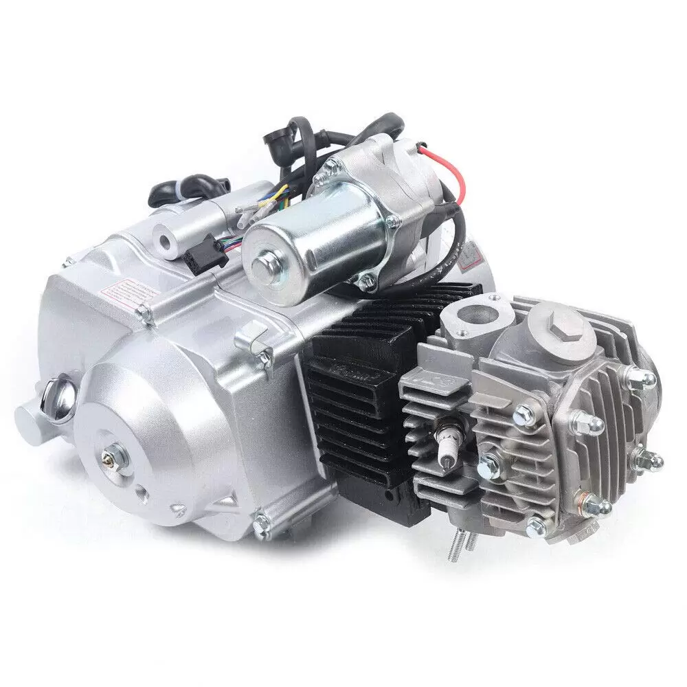 CNCEST Langlebiger 125CC 4 Takt Halbautomatischer Motor horizontaler Einzylinder Luftkühlungsmotor