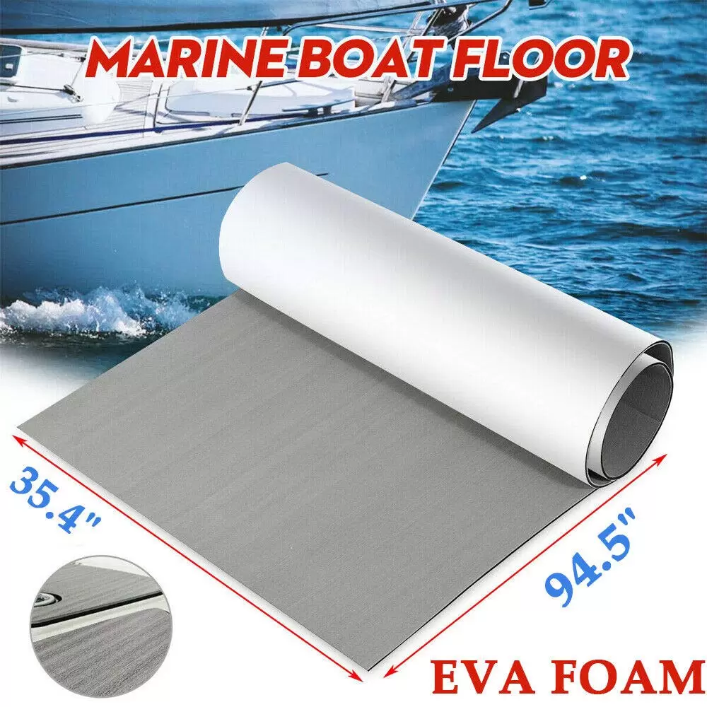 CNCEST 240cm x90cm x 0,6cm Self-Adhesive Eva-Bodenbelag aus Teakholz Selbstklebend