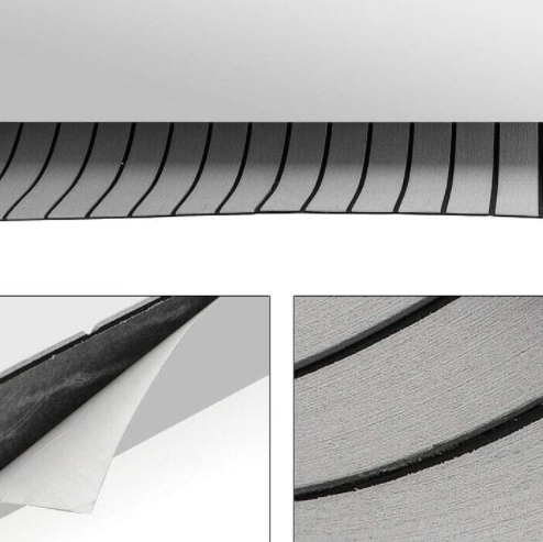 CNCEST 240cm x90cm x 0,6cm Self-Adhesive Eva-Bodenbelag aus Teakholz Selbstklebend