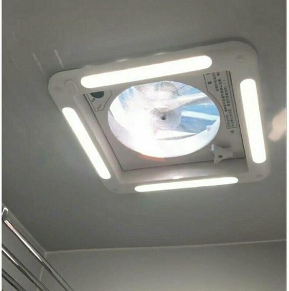 28*28 Cm Wohnmobil Luke Dachlüfter Lüfter Dachhaube Entlüftung Auspuff Dachluke Mit Led Licht