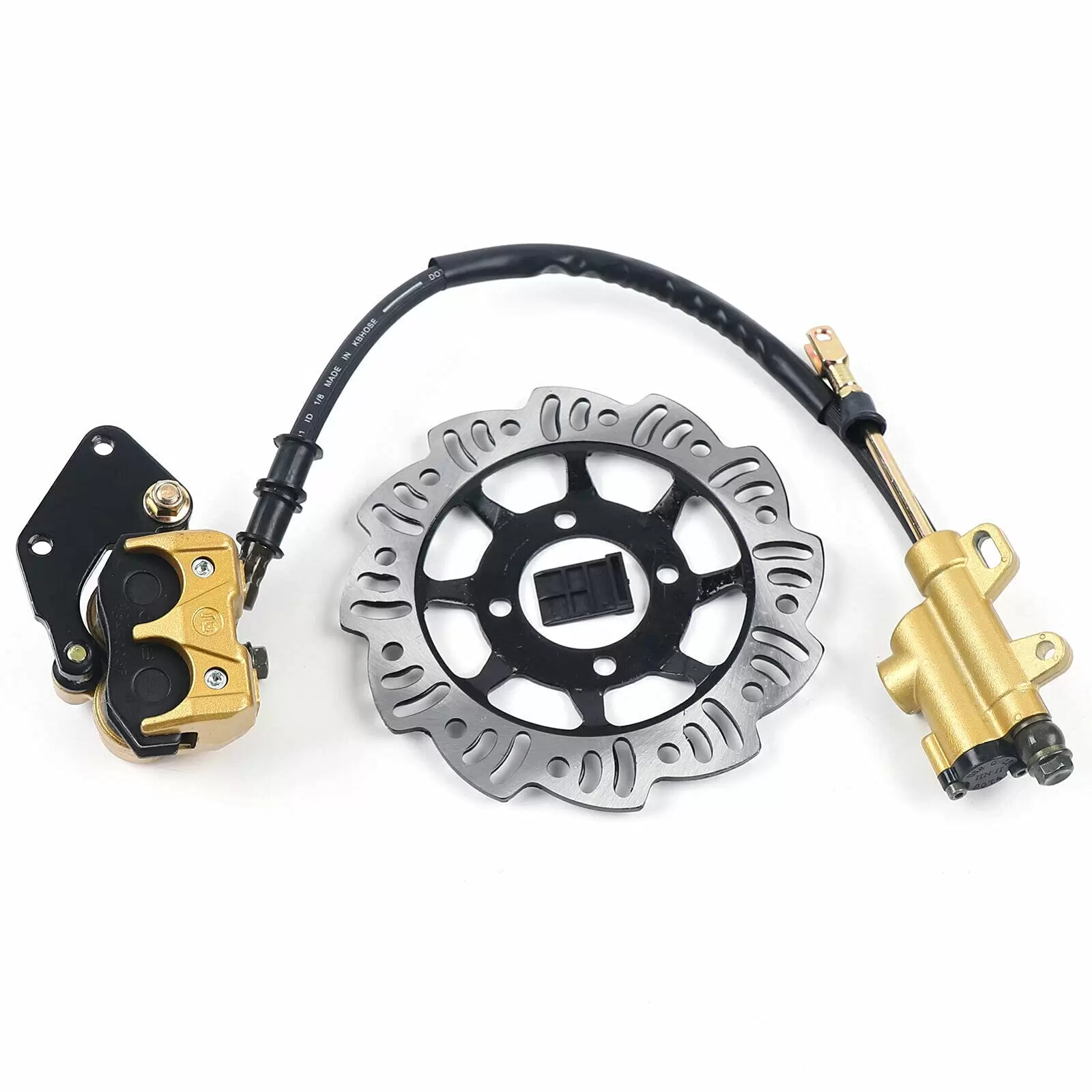 Hinten Hydraulik Bremsen Kit Scheibenbremse 4-Takt 49-125 CCM Bremse Scheibe
