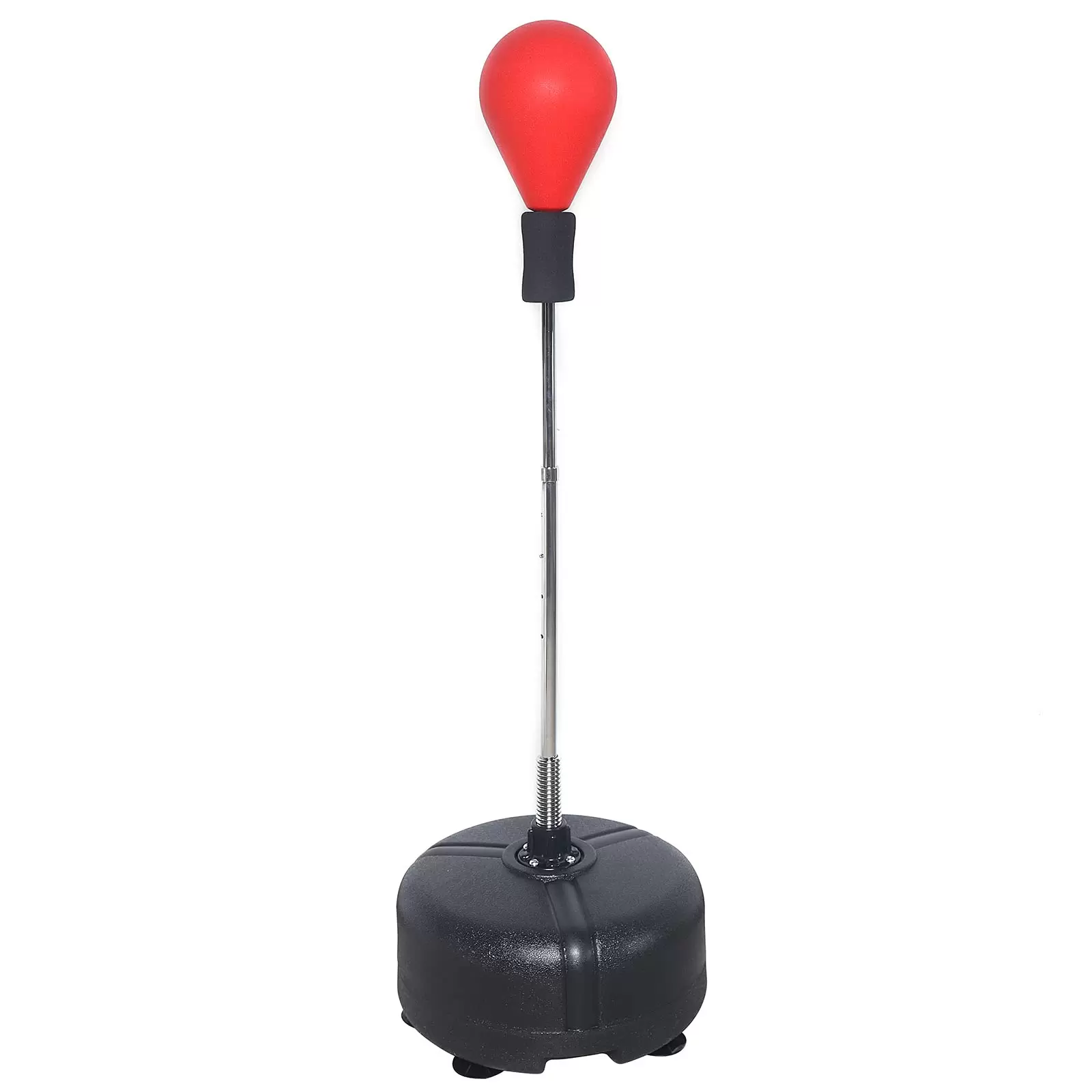 120-160cm Erwachsene Boxsack Sport Boxball Verstellbares Boxreaktionsziel Rot