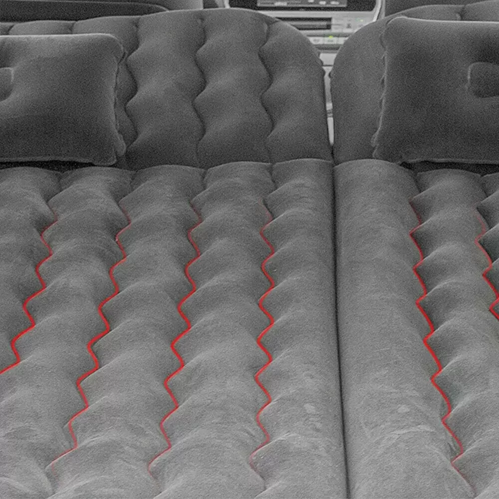 Aufblasbar Luftmatratze Luftbett Rückbank mit Elektropumpe (Grau) Aufblasbar Luftmatratze Luftbett Rückbank mit Elektropumpe (Grau)