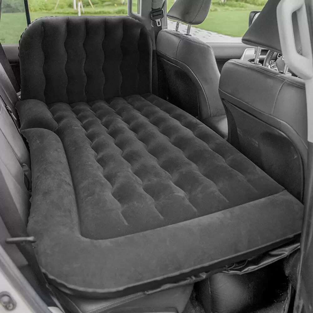 CNCEST Auto Luftmatratze PVC Aufblasbare Matratze mit Luftpumpe  Luftmatratzen Reise Camping Luftbett für Auto SUV