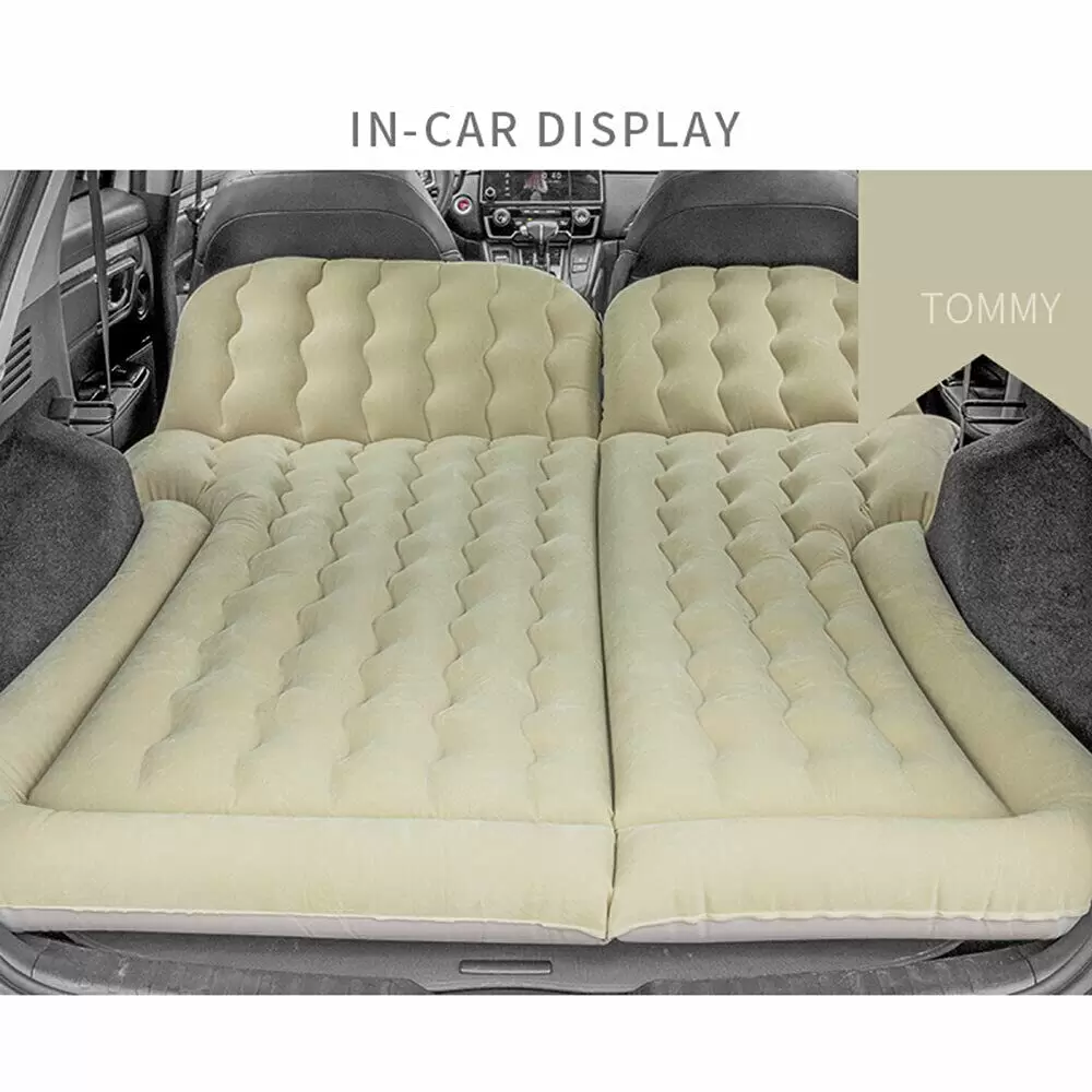 Auto Luftmatratze Aufblasbare Matratze PVC Matratze (Beige) Auto Luftmatratze Aufblasbare Matratze PVC Matratze (Beige)