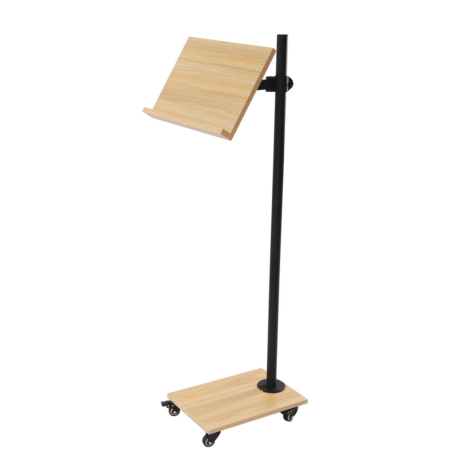 Buchständer zum Lesen, mit Rollen und stabiler Metallkonstruktion Buchständer zum Lesen, mit Rollen und stabiler Metallkonstruktion