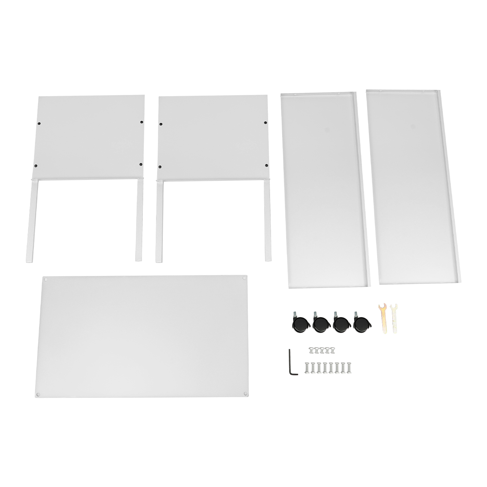 Rollbarer Aktenschrank, Rollbarer Aktenwagen für Hängeregistraturen, Hängeregistraturwagen mit 80 Fächern - Silber Rollbarer Aktenschrank, Rollbarer Aktenwagen für Hängeregistraturen, Hängeregistraturwagen mit 80 Fächern - Silber