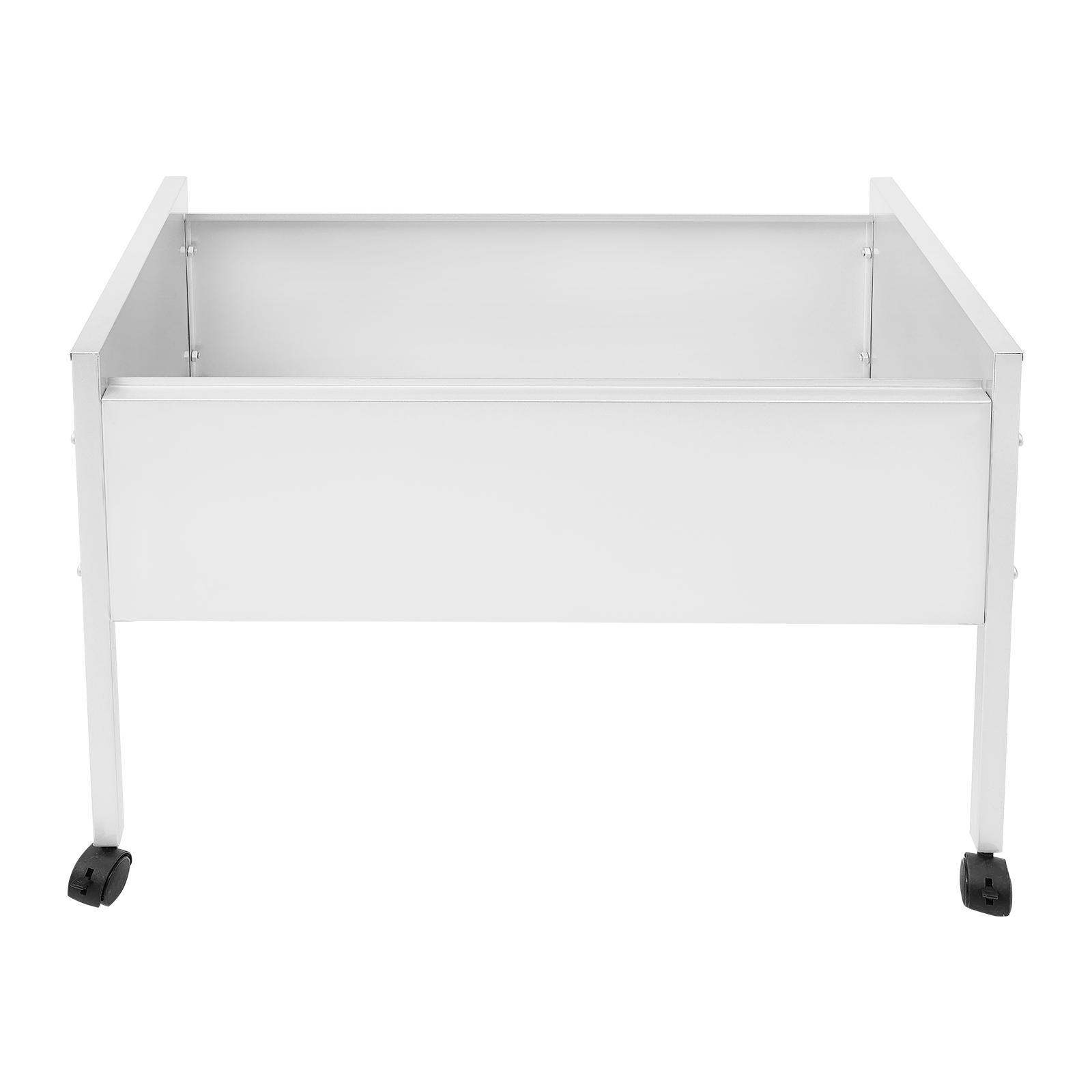 Rollbarer Aktenschrank, Rollbarer Aktenwagen für Hängeregistraturen, Hängeregistraturwagen mit 80 Fächern - Silber Rollbarer Aktenschrank, Rollbarer Aktenwagen für Hängeregistraturen, Hängeregistraturwagen mit 80 Fächern - Silber
