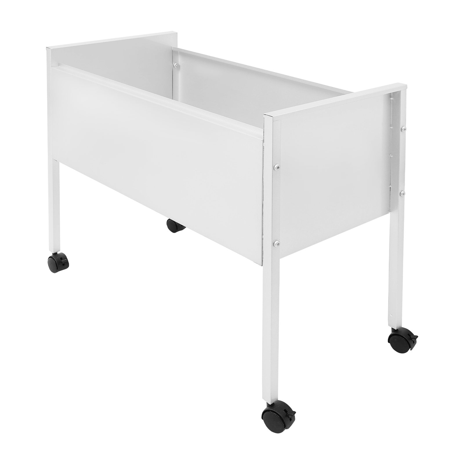 Rollbarer Aktenschrank, Rollbarer Aktenwagen für Hängeregistraturen, Hängeregistraturwagen mit 80 Fächern - Silber Rollbarer Aktenschrank, Rollbarer Aktenwagen für Hängeregistraturen, Hängeregistraturwagen mit 80 Fächern - Silber
