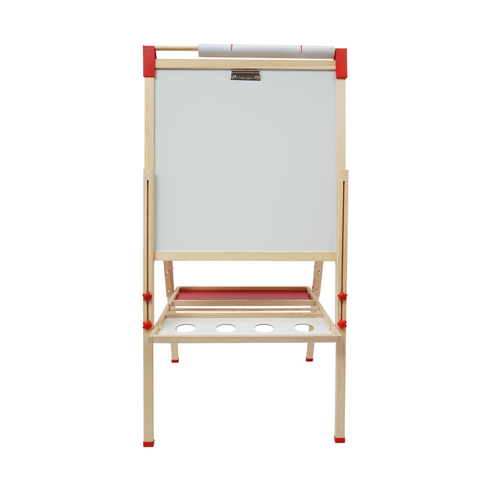 Doppelseitiges Whiteboard und Tafel, Kindertafel mit Zahlen und weiterem Zubehör, höhenverstellbare Staffelei für Kinder