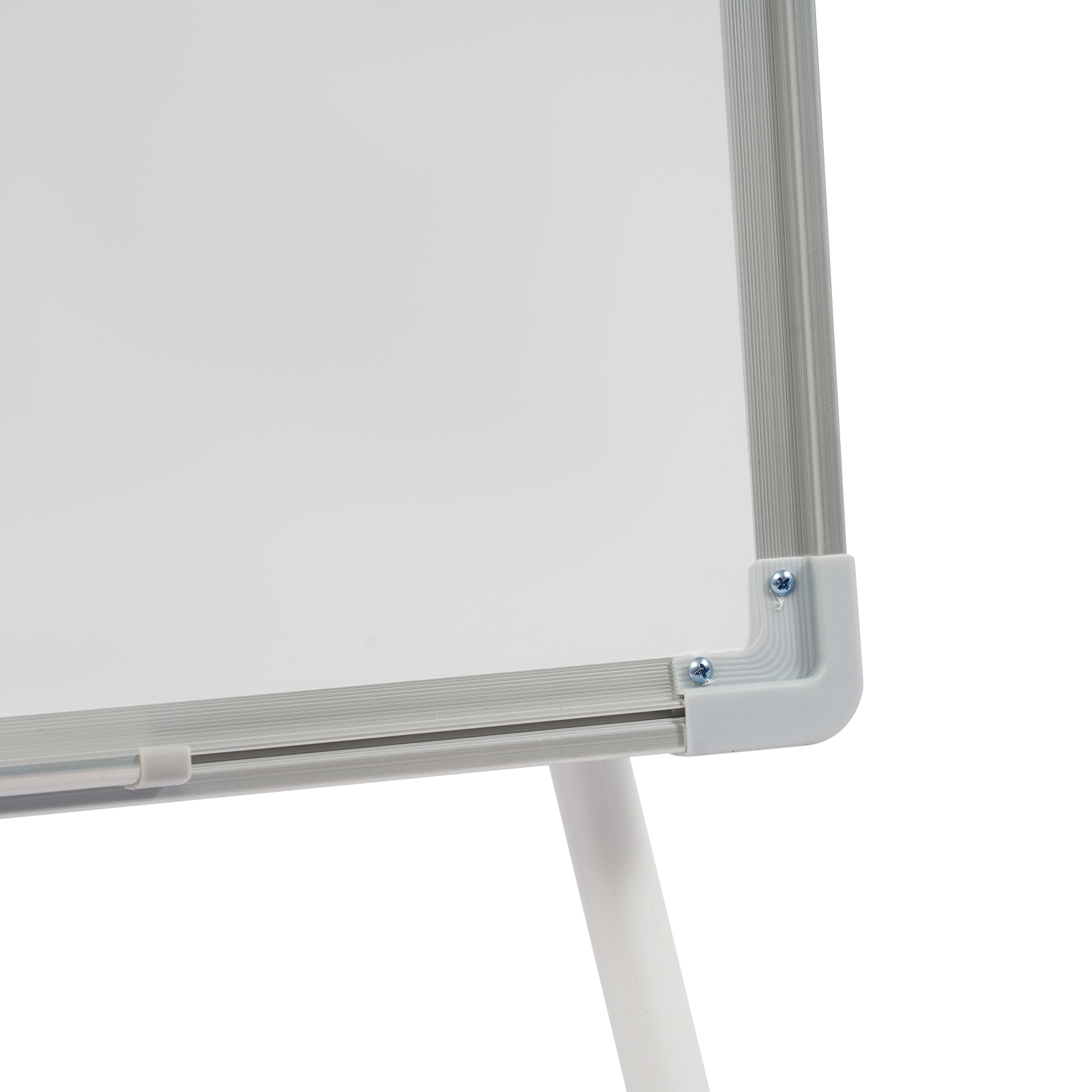 Support Magnétique Pour Marqueurs Tableau Blanc Et Réfrigérateur - Plateau Effaçable à Sec Avec Aimant Puissant, Blanc