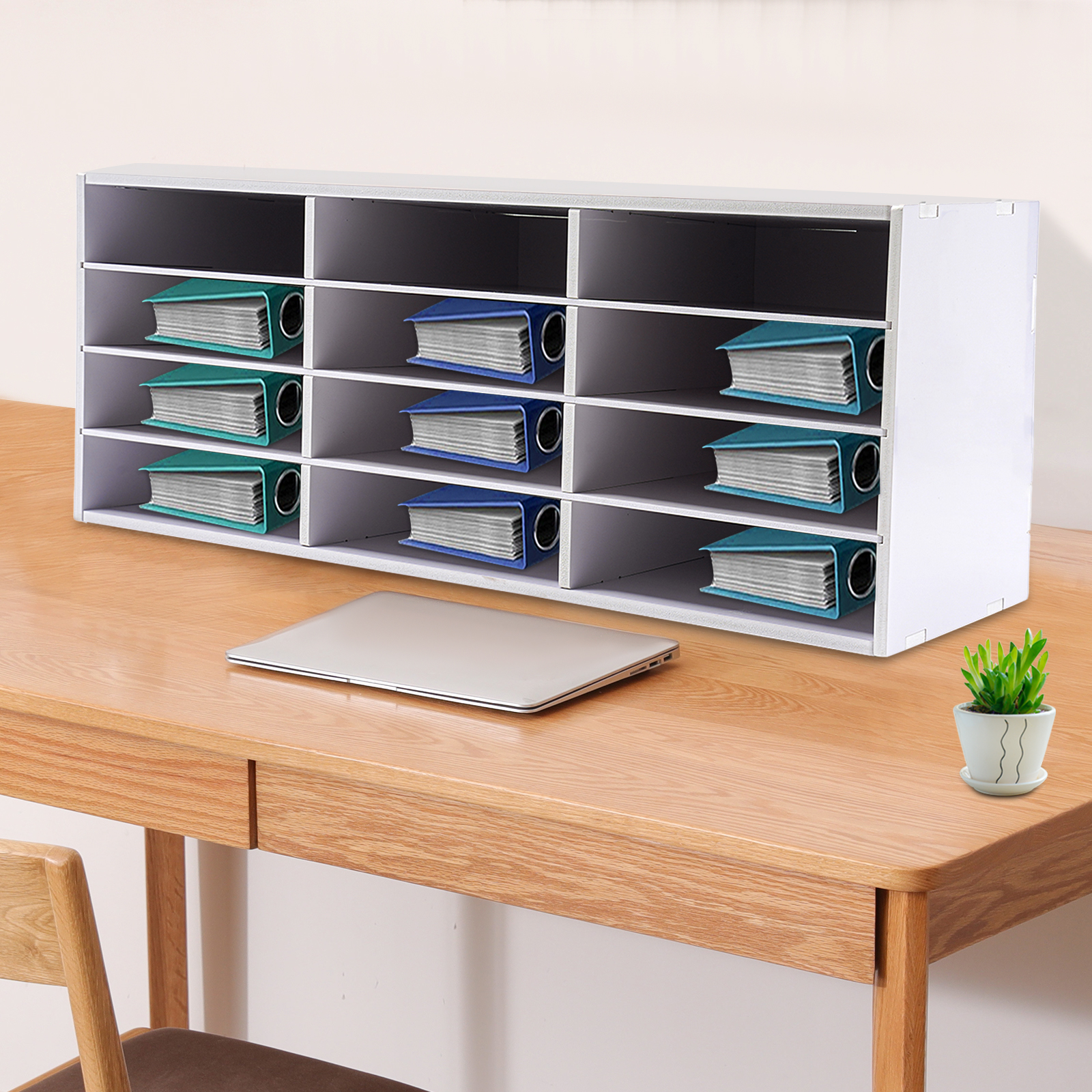 Desktop Lagerung Schichtbox Arbeitsplatte Literatur Organizer für Klassenzimmer, Desktop Dokumenten Organizer für Büro Haus Schule