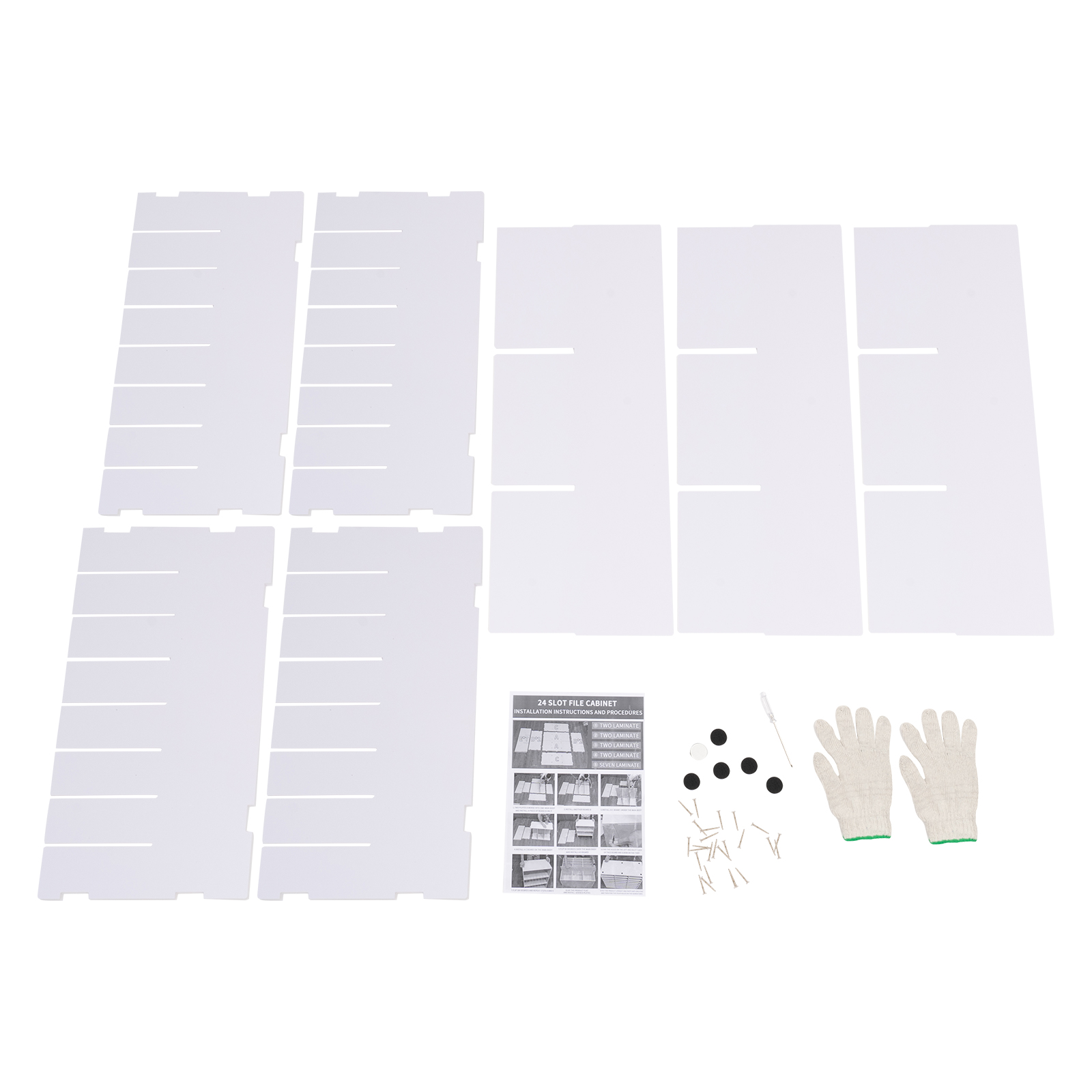 Literatur-Organizer, 12 Fächer, Papieraufbewahrungsschrank