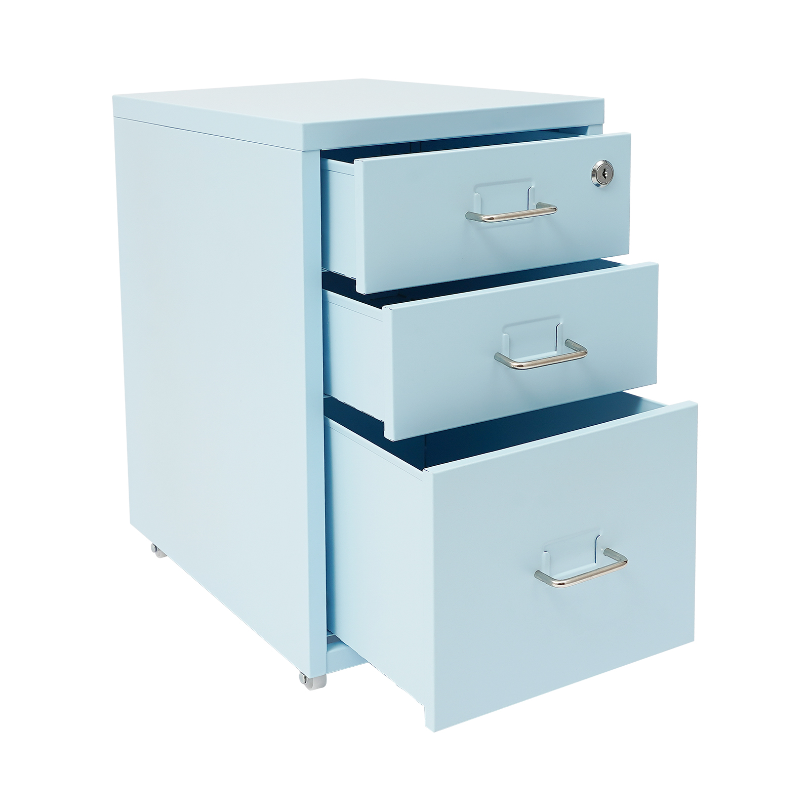File Cabinet with Lock, 3-Drawer Vertical File Cabinet, File Cabinet ...