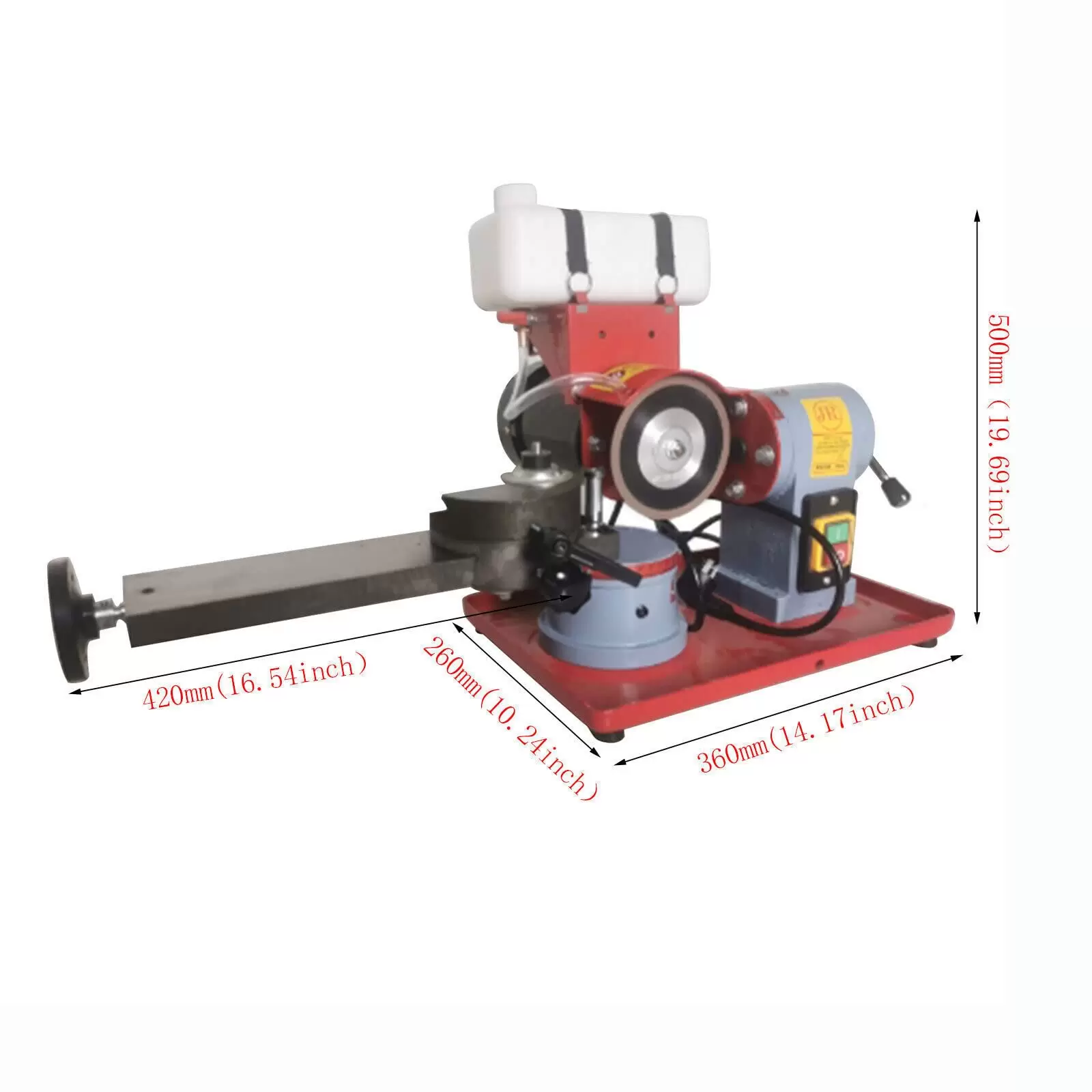 250W Wassermühle Sägeblattschärfgerät Schärfmaschine Diamant Wassermühle