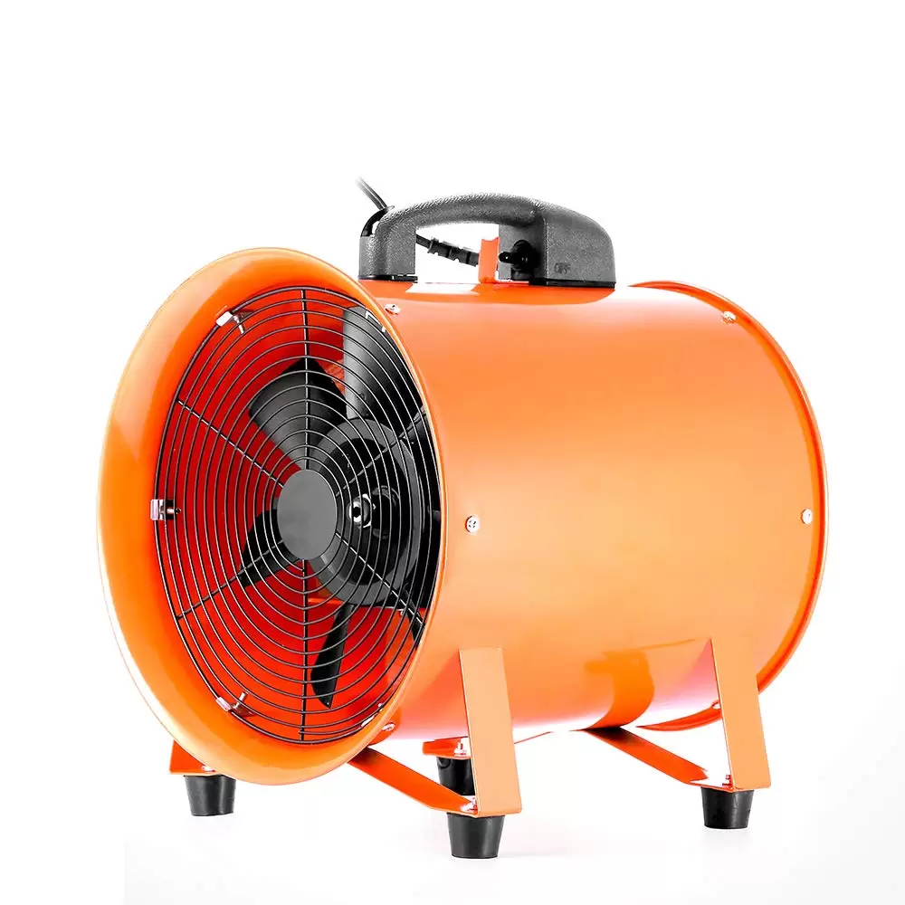 Gebläse Lüfter Industrie Extraktor Tragbarer Ventilator 2800 r/min Axial Tragbarer Ventilator für Werkstatt Absaugung mit 10 m PVC-Kanal