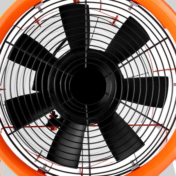 Gebläse Lüfter Industrie Extraktor Tragbarer Ventilator 2800 r/min Axial Tragbarer Ventilator für Werkstatt Absaugung mit 10 m PVC-Kanal