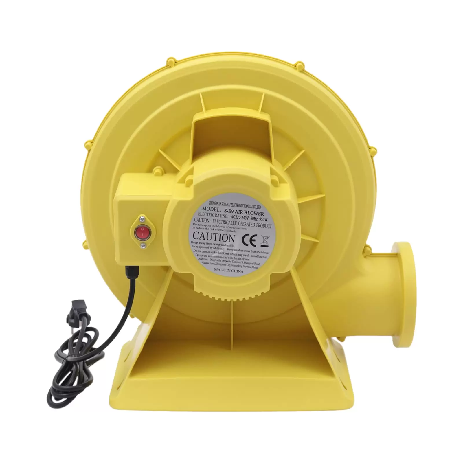 Hüpfburg Gebläse Luftgebläse 950W, Elektrisch Turbogebläse Druckgebläse Lüfter Radialgebläse für Schlauchboote Hüpfburg Gebläse Luftgebläse 950W, Elektrisch Turbogebläse Druckgebläse Lüfter Radialgebläse für Schlauchboote