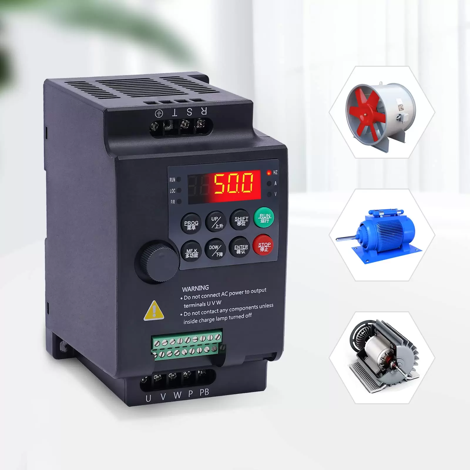 CNCEST 220V- AC Einphasen-Frequenzumrichter Geregelte Wechselrichter für Spindelmotor CNCEST 220V- AC Einphasen-Frequenzumrichter Geregelte Wechselrichter für Spindelmotor