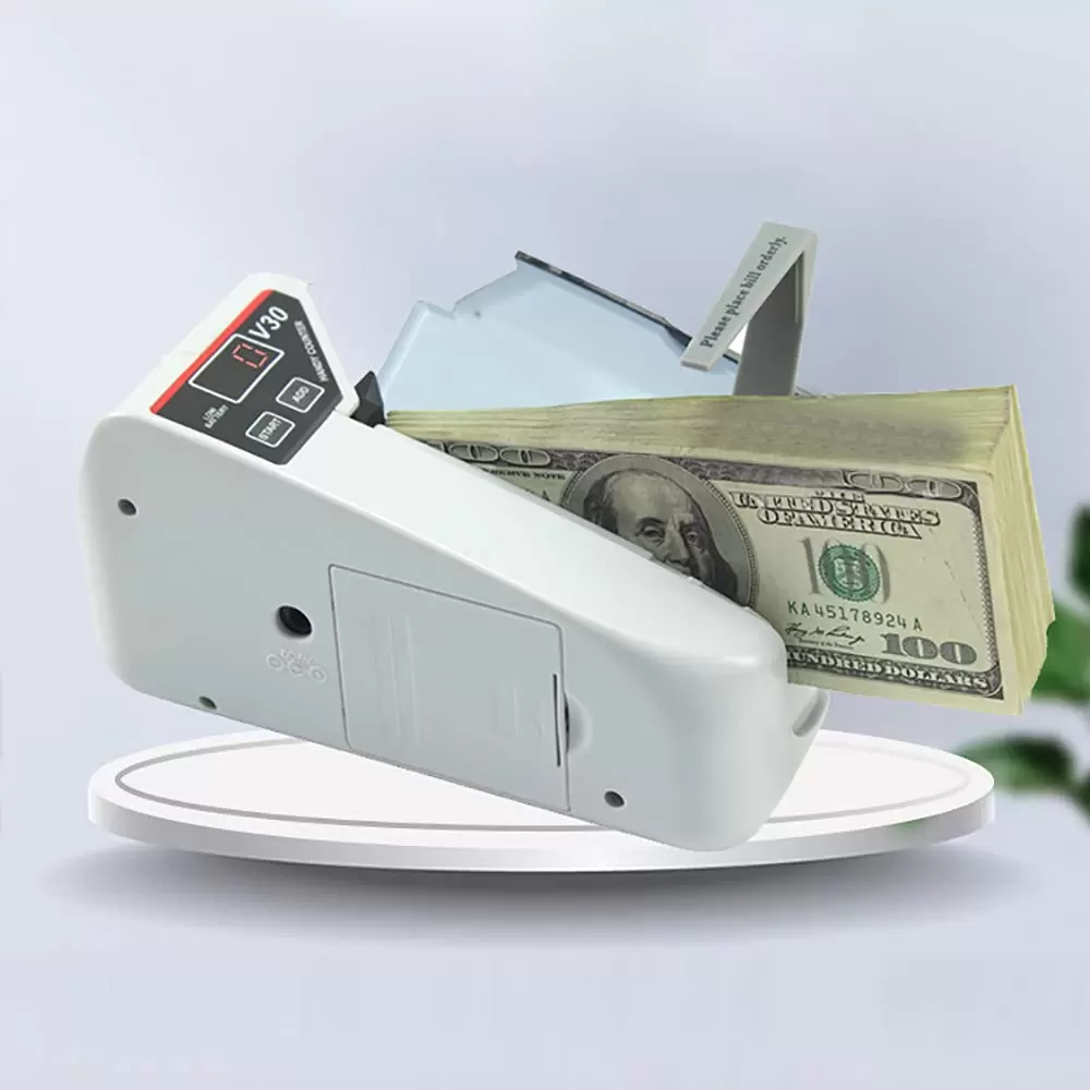 Handheld Geldzählmaschine,Mobile Geldzähler mit Zählfunktion und LED Display 99 max 600pc/min Handheld Geldzählmaschine,Mobile Geldzähler mit Zählfunktion und LED Display 99 max 600pc/min