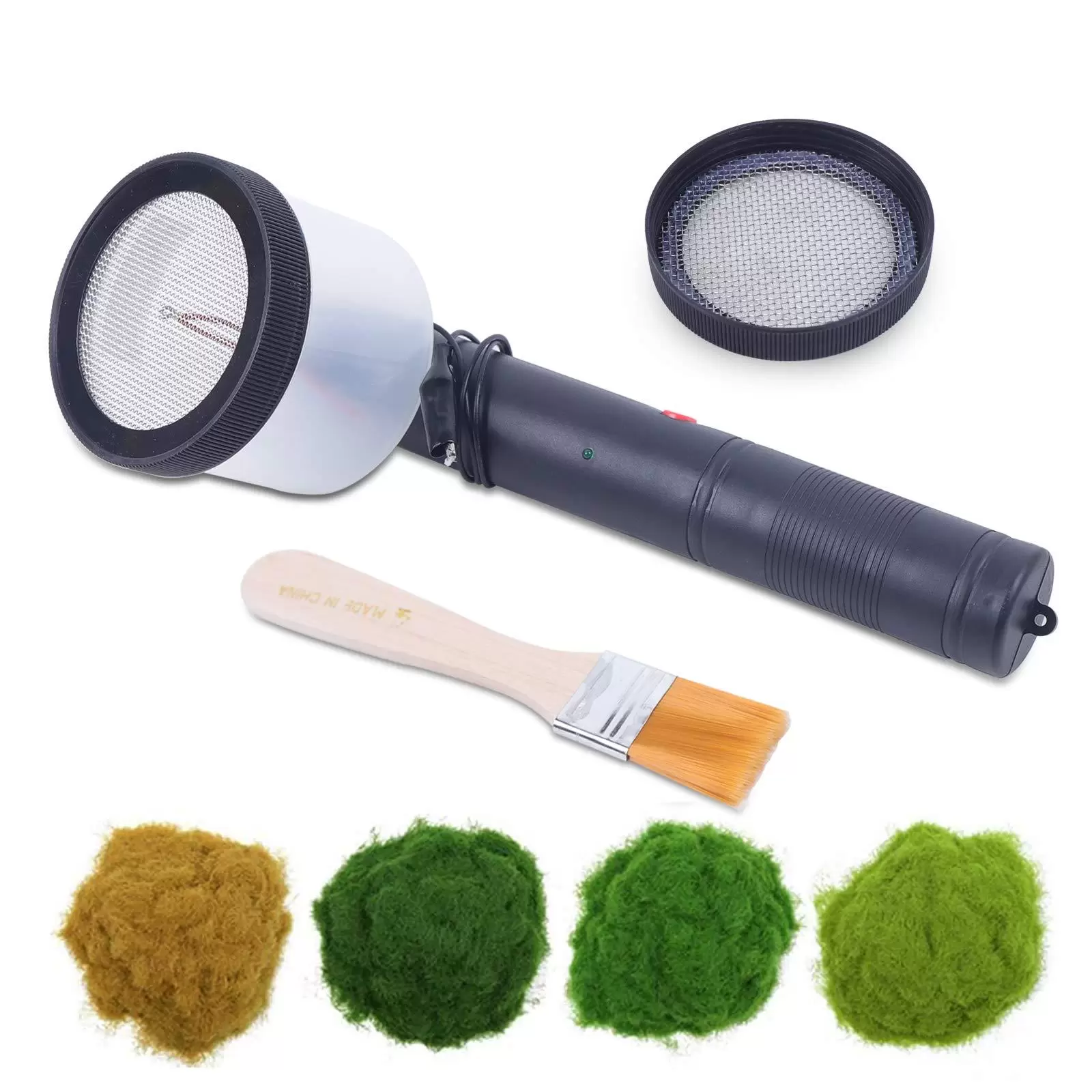 Mini Begrasungsgerät ABS Handheld Static Grass Flock Applicator Maschine