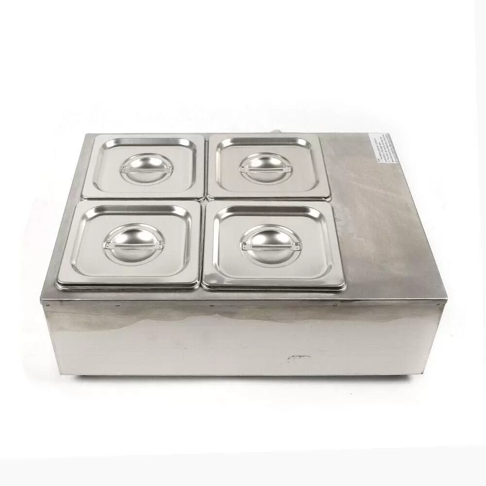 4 Topf Elektrischer Schokoladenschmelzgerät Wasserbad Schmelztopf 4 Topf Elektrischer Schokoladenschmelzgerät Wasserbad Schmelztopf