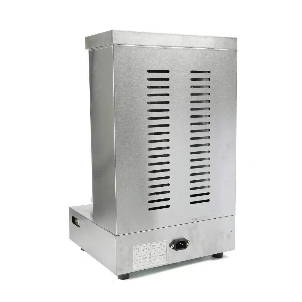 Dönergrill 3000W Elektro Gas Schaschlik-Vertikal-Multigrill Edelstahl Gyrosgrill