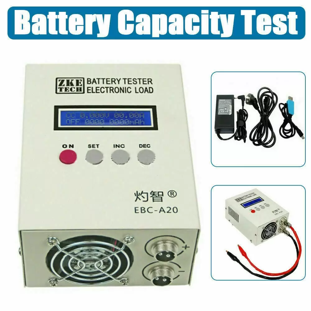 EBC-A20 Batterietester 5A Ladung 20A Elektronische Last Battery Tester Power für mobile Akku Kapazität