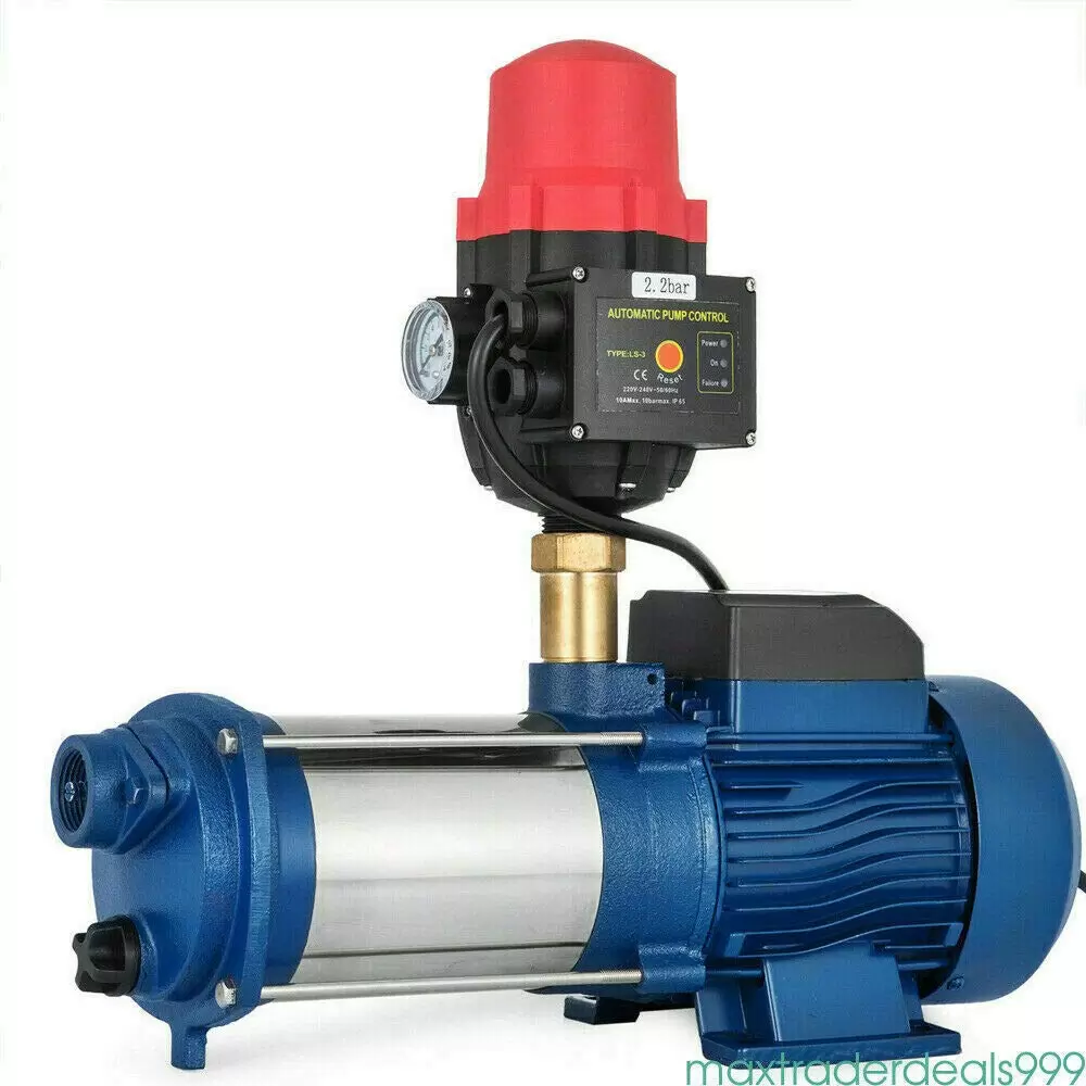 2500W 3000L/H Gartenpumpe Kreiselpumpe Hauswasserwerk Zentrifugal
