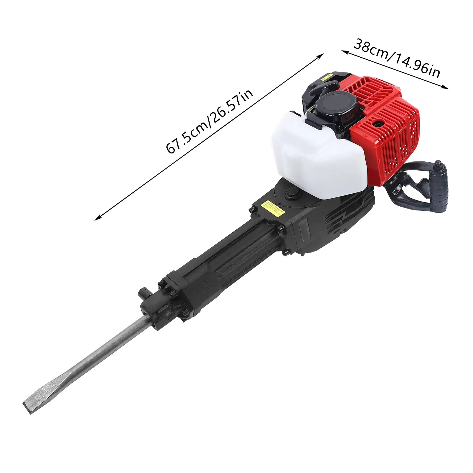 52CC 2-Takt Benzin Abbruchhammer 44mm Einzylinder Meißelhammer Schlaghammer Stemmhammer Demolition Hammer 52CC 2-Takt Benzin Abbruchhammer 44mm Einzylinder Meißelhammer Schlaghammer Stemmhammer Demolition Hammer