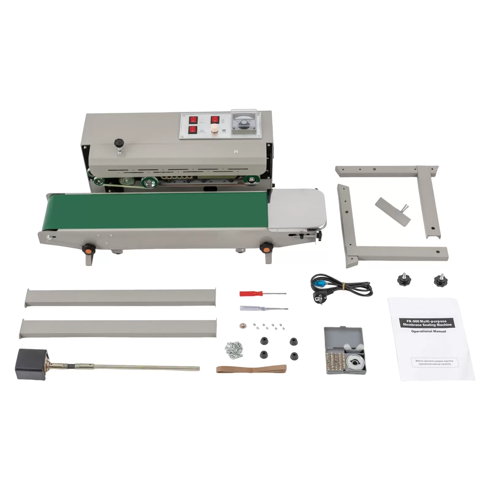 220v Automatisch Kontinuierliche Versiegelungsmaschine FR-900 Plastiktüte Siegelmaschine