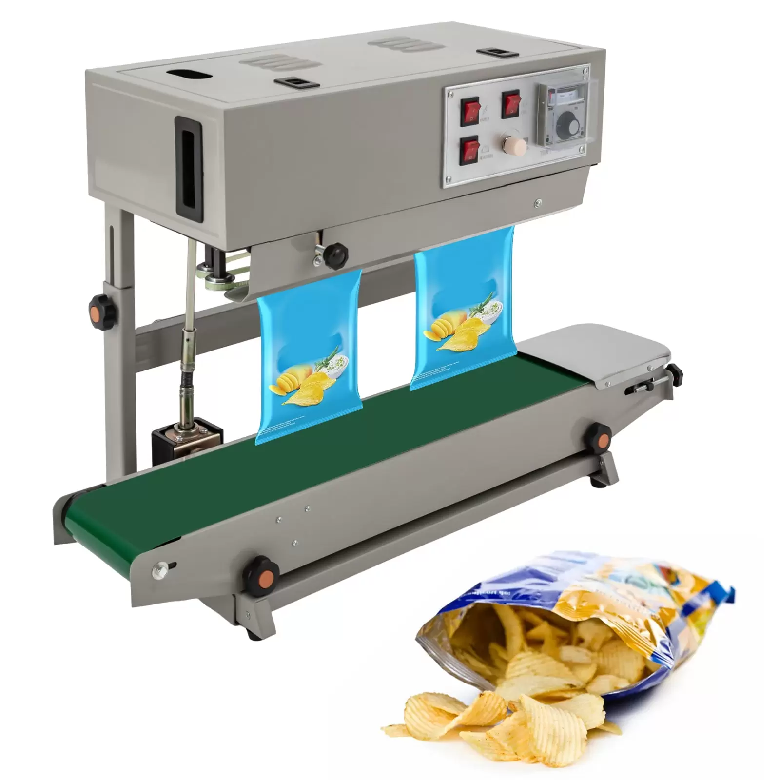220v Automatisch Kontinuierliche Versiegelungsmaschine FR-900 Plastiktüte Siegelmaschine