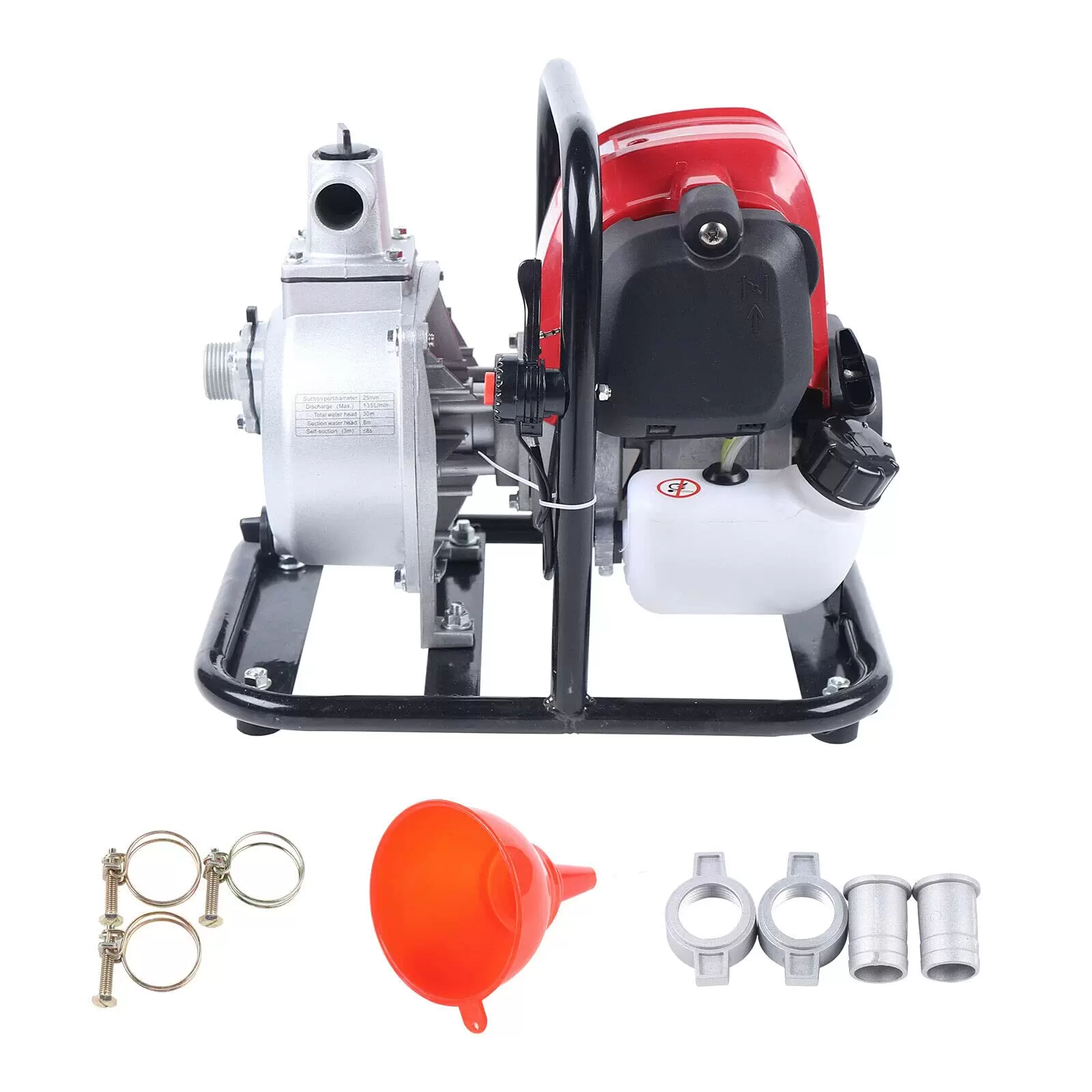 4 Takt 1200W Benzin Wasserpumpe Motor Tragbare Gasbetriebene Wasserpumpe