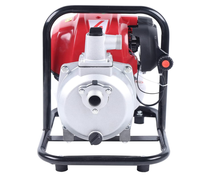4 Takt 1200W Benzin Wasserpumpe Motor Tragbare Gasbetriebene Wasserpumpe